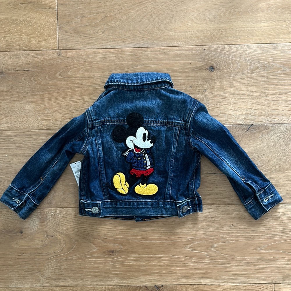 GAP 18-24M Disney Mickey Mouse Jean Jacket